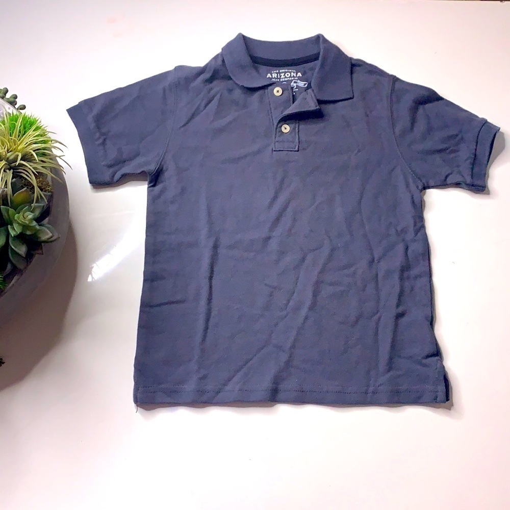Arizona cotton collared short sleeve polo t-shirt Large kids boy